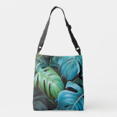 Sac Ajustable Feuilles de Monstera Botanique Feuillage Jungle Tr (Dos)