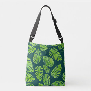 Sac Ajustable Feuilles de Monstera, motif d'aquarelle tropicale