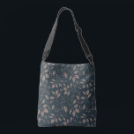 Sac Ajustable Feuilles et baies - Brown foncé, Tan Scarf<br><div class="desc">Un fourre-tout au-dessus de l'épaule,  conçu avec un motif à feuilles brun et tan</div>