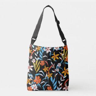 Sac Ajustable Feuilles tropicaux colorés : motif arrière - plan