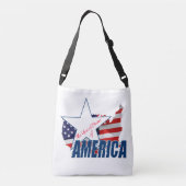 Sac Ajustable Fier d'être un Américain (Dos)