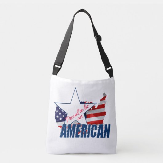 Sac Ajustable Fier d'être un Américain (Devant)