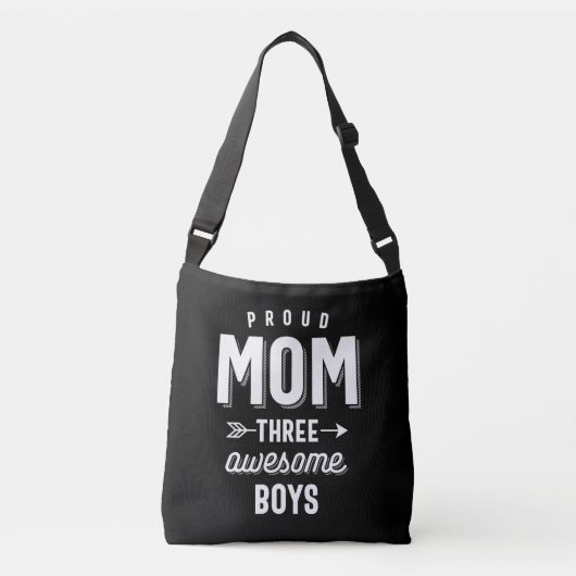 Sac Ajustable Fier Maman Trois garçons géniaux (Devant)