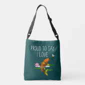 Sac Ajustable Fière de dire que j'aime les Koi ! (Dos)