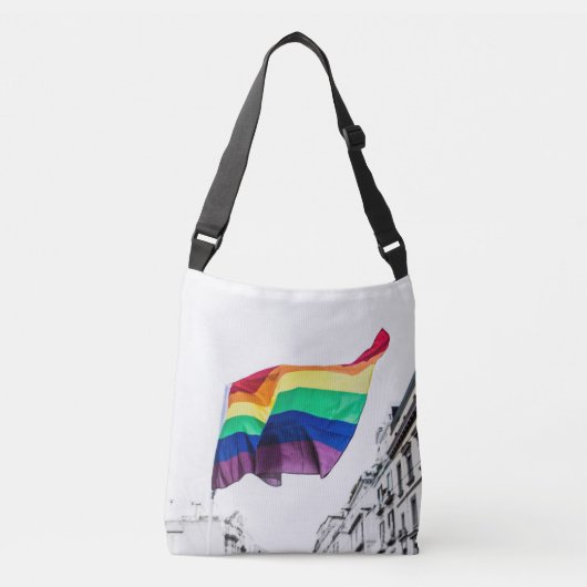 Sac Ajustable Fierté drapeau arc-en-ciel (Devant)