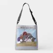 Sac Ajustable Fil Tricot drôle Chat (Dos)