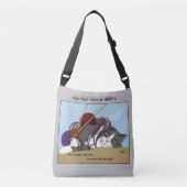 Sac Ajustable Fil Tricot drôle Chat (Devant)