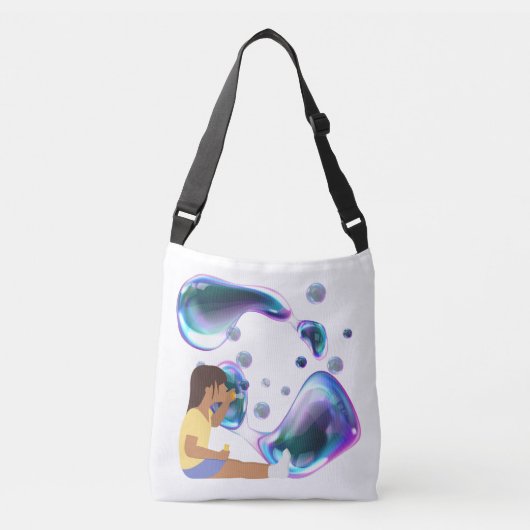Sac Ajustable fille fait une bulle de savon (Devant)