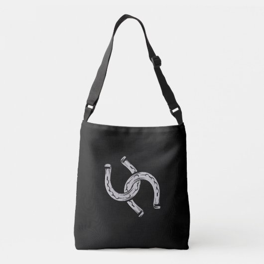 Sac Ajustable Fils de cheval en noir (Dos)