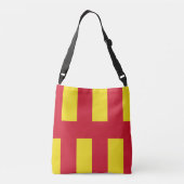 Sac Ajustable Flag of Northumberland Crossbody Bag (Dos)