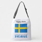 Sac Ajustable Flagge Sverige och Svenska Personnalisé (Dos)