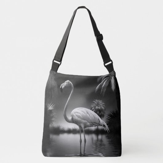 Sac Ajustable Flamant rose dans une piscine (Devant)