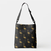 Sac Ajustable Flamant rose d'or noir TP (Dos)