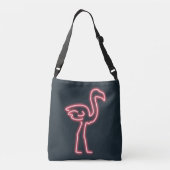Sac Ajustable Flamant rose en rose néon (Dos)