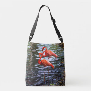 Sac Ajustable Flamants roses roses dans l'eau