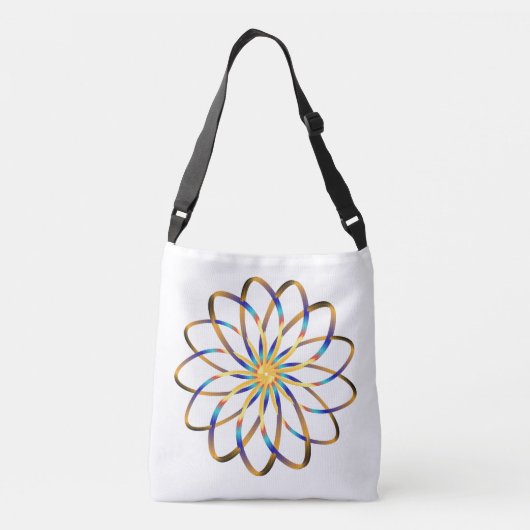 Sac Ajustable Fleur abstraite de blu (Dos)