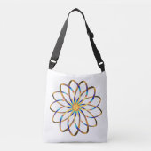 Sac Ajustable Fleur abstraite de blu (Devant)
