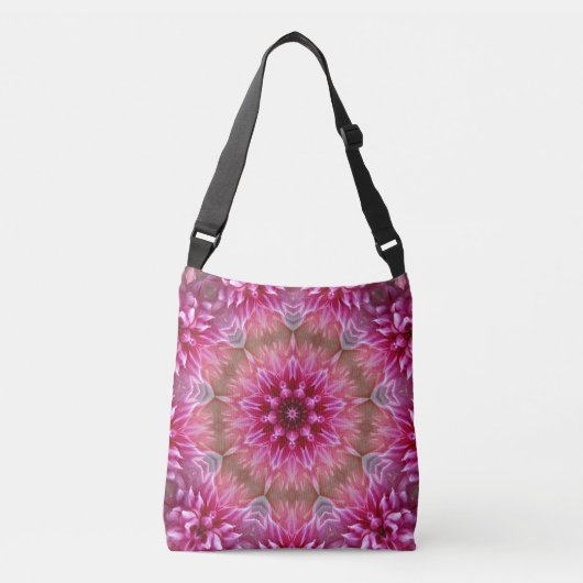 Sac Ajustable Fleur Abstraite rose (Devant)