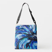 Sac Ajustable Fleur bleue (Dos)