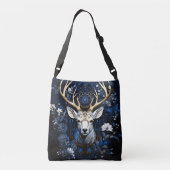 Sac Ajustable Fleur céleste de minuit Gothique Cerf (Dos)