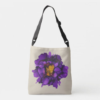 Sac Ajustable Fleur de cépages et de pivoines pourpres
