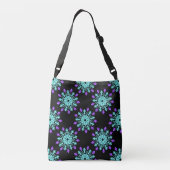 Sac Ajustable Fleur de néon pourpre et turquose (Dos)