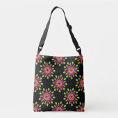 Sac Ajustable Fleur de néon rouge et vert (Dos)
