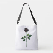 Sac Ajustable Fleur de rose noire (Dos)
