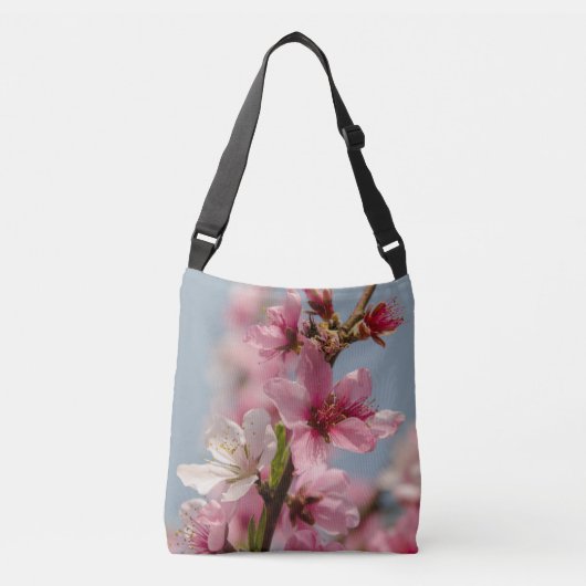 Sac Ajustable Fleur de Sakura Douce Floraison Rose (Devant)