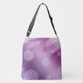 Sac Ajustable Fleur de vie violet & rose (Dos)