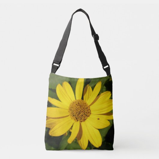 Sac Ajustable Fleur jaune aux feuilles verts (Devant)