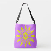 Sac Ajustable Fleur jaune pourpre (Dos)