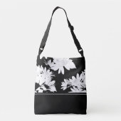 Sac Ajustable Fleur noir et blanc monogramme (Dos)