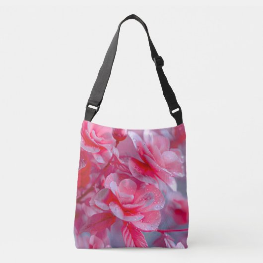 Sac Ajustable Fleur rose pâle Raindrop (Devant)