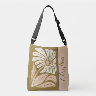 Sac Ajustable Fleur simple Brown de Pêche Rétro Des Années 70