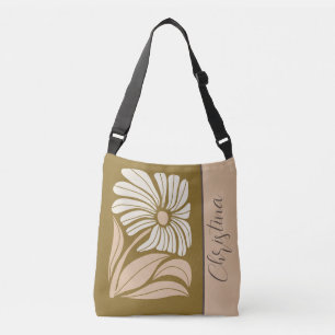 Sac Ajustable Fleur simple Brown de Pêche Rétro Des Années 70
