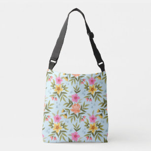 Sac Ajustable Fleurs à main colorées