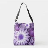 Sac Ajustable Fleurs abstraites et cœurs fractals de l'amour (Dos)