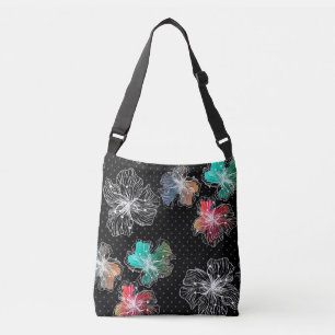 Sac Ajustable Fleurs alignées sans couture abstrait PA moderne