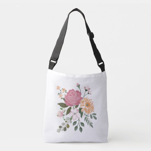 Sac Ajustable Fleurs aquarelles (Devant)