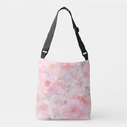 Sac Ajustable Fleurs aquarelles Blush Bloom (Devant)