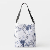 Sac Ajustable Fleurs bleues (Dos)