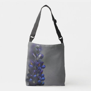Sac Ajustable fleurs bleues