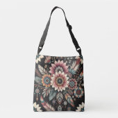 Sac Ajustable Fleurs Bohèmes du Soir (Dos)