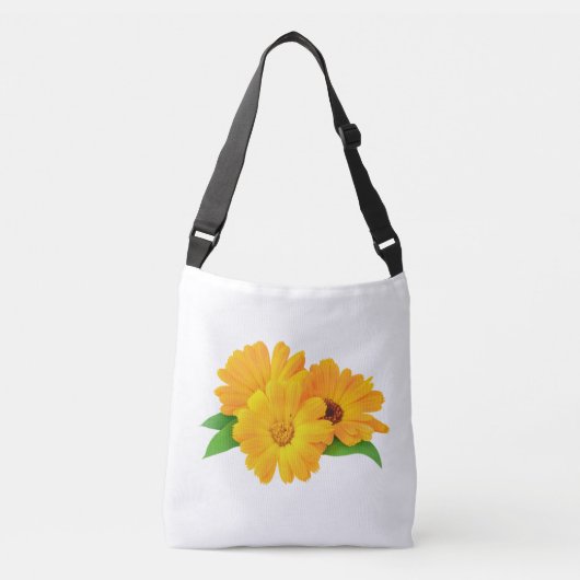 Sac Ajustable Fleurs Calendula arrangées (Devant)