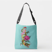Sac Ajustable Fleurs chinoises de cerisiers de Lotus (Devant)
