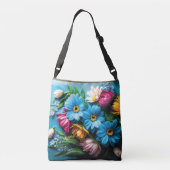 Sac Ajustable Fleurs Colorées (Dos)
