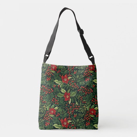 Sac Ajustable Fleurs de baies de Noël (Dos)