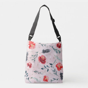 Sac Ajustable Fleurs de Noël Feuilles Motif Boho