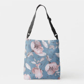Sac Ajustable Fleurs de printemps, feuille, design transparent (Dos)